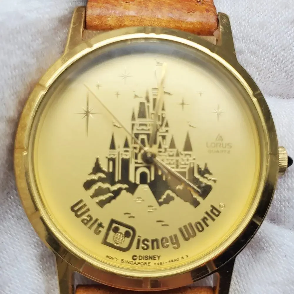 Rare Vintage Disney X Lorus Gold-Tone Watch